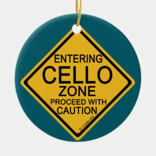 Cello-zone invoeren keramisch ornament