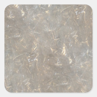 Cellophane afbeelding wissen vierkante sticker