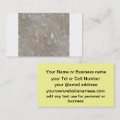 Cellophane afbeelding wissen visitekaartje (Voorkant / Achterkant)