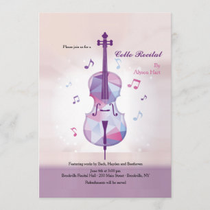 Cellorecital Uitnodiging