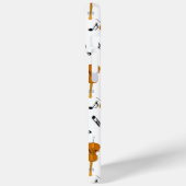 Cello's en zwarte Muzieknoten Case-Mate iPhone Case (Achterkant / Links)