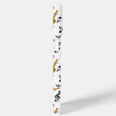 Cello's en zwarte Muzieknoten Case-Mate iPhone Case (Achterkant / Rechts)