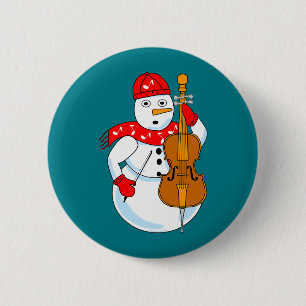 Cellosneeuwman Ronde Button 5,7 Cm
