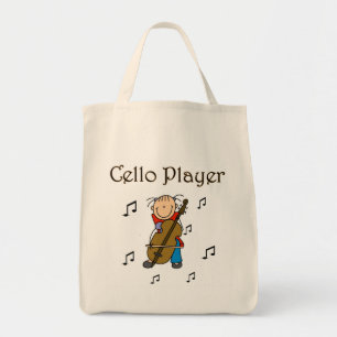 Cellospeler T-shirts en cadeaus Tote Bag