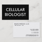 cellulaire bioloog visitekaartje (Voorkant / Achterkant)
