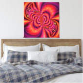 Cellular Spiral Wrapped Canvas Afdruk (Insitu (Slaapkamer))