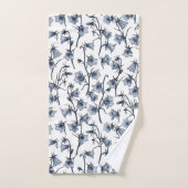 Cellules bleues, Cloches, Bellflowers (Serviette à main)