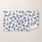 Cellules bleues, Cloches, Bellflowers (Serviette à main)