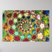 Cellules fractales - Poster fractal (Devant)