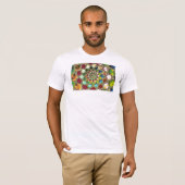 Cellules fractales - T-shirt fractal (Devant entier)
