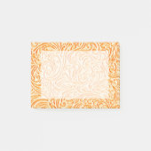 Celosia Oranje  Scrollwork Grafisch Ontwerp Post-it® Notes (Voorkant)