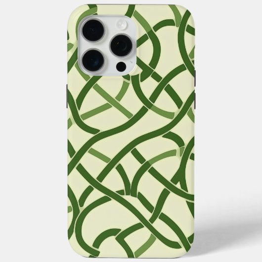 ☘️ Celsius Groen en Entrelacs 🍀 Case-Mate iPhone Case (Achterkant)