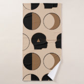 Celsius naadloos patroonontwerp met menselijke ene badhanddoek (Badhanddoek)