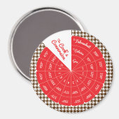 Celsius naar Fahrenheit Koken Conversie Grafiek Magneet (Voorkant / Achterkant)