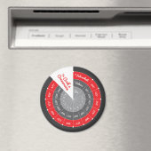 Celsius naar Fahrenheit Koken Conversie Grafiek Magneet (Insitu (Vaatwasser))