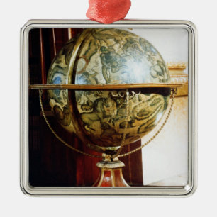 Celsius wereldbol, 1688 metalen ornament