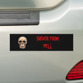 celskop bumpersticker (Op auto)
