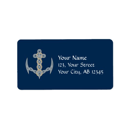 Celtic Anchor 1 Etiket (Voorkant)