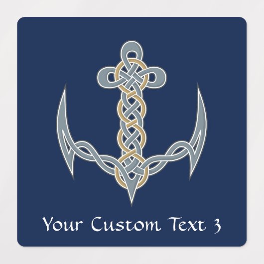 Celtic Anchor 1 Labels (Design 3)