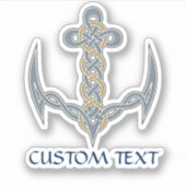 Celtic Anchor 1 Sticker (Voorkant)