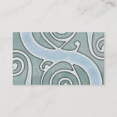 Celtic Aqua Grunge Effect Old Italiaanse Wall Visitekaartje (Achterkant)