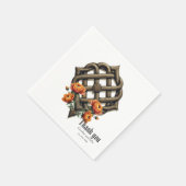 Celtic art and floral splendor in warm tones.  servet (Hoek)