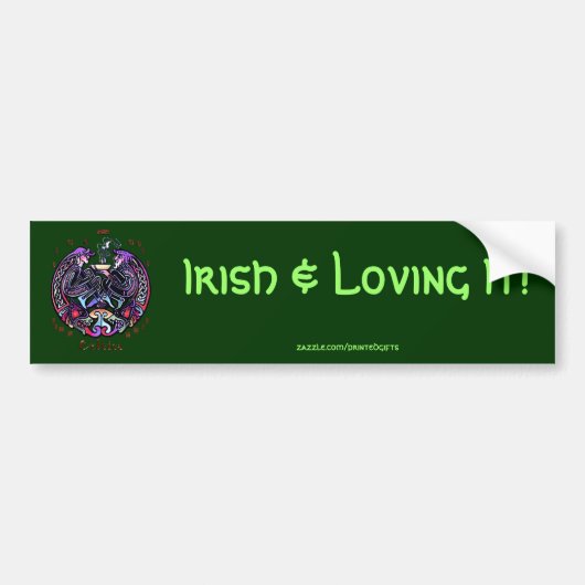 Celtic Art Design Bumpersticker (Voorkant)