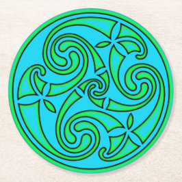 Celtic Art & Design Paper Coasters Ronde Kartonnen Onderzetter