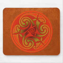 Celtic Art Spiral Design Mouse Mat Muismat