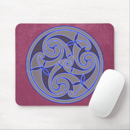 Celtic Art Spiral Design Mouse Mat Muismat
