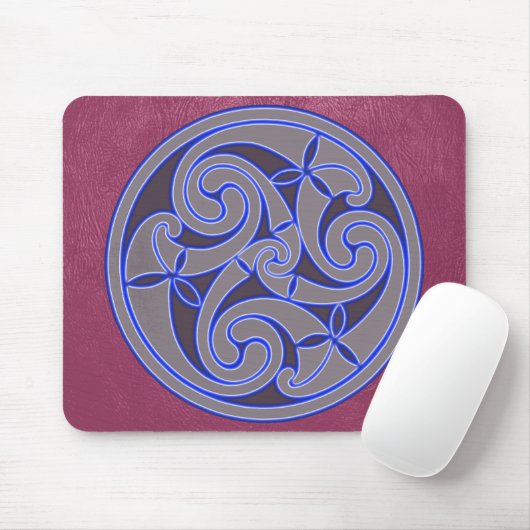 Celtic Art Spiral Design Mouse Mat Muismat (Met muis)