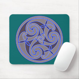 Celtic Art Spiral Design Mouse Mat Muismat