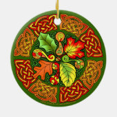 Celtic Autumn Leaves Ornament (Achterkant)