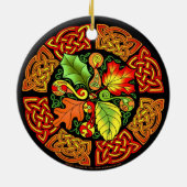 Celtic Autumn Leaves Ornament (Achterkant)