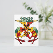 Celtic Bird Briefkaart (Staand voorkant)