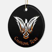 Celtic Bird Ceramic Ornament (Links)