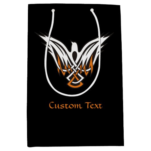 Celtic Bird Medium Gift Bag Cadeauzakje (Voorkant)