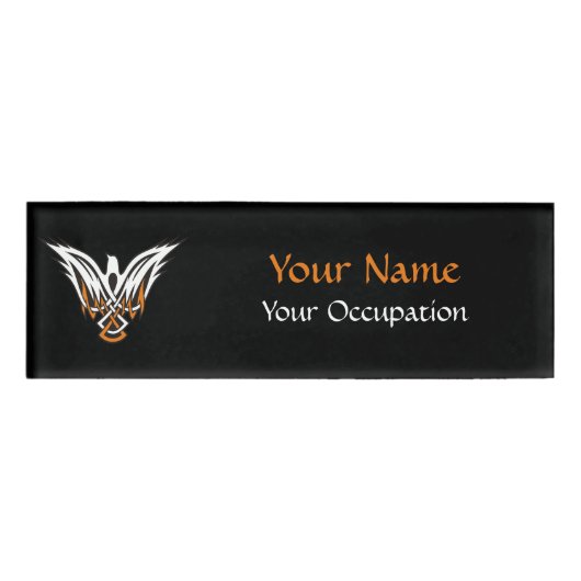 Celtic Bird Name Tag (Voorkant)