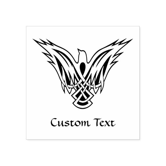Celtic Bird Rubber Stamp Rubberstempel (Afrduk)