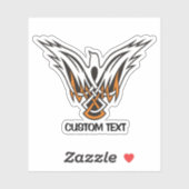 Celtic Bird Sticker (Vel)