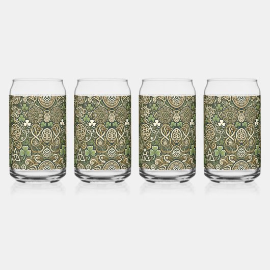 Celtic Bloom Blikvorm Glas (Achterkant)