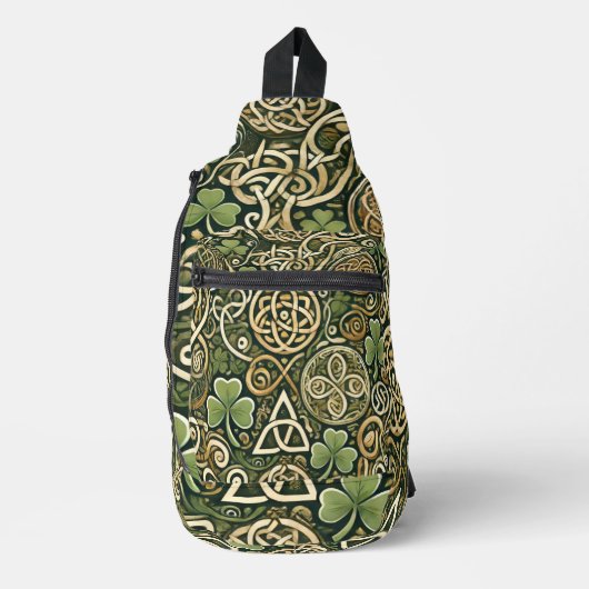 Celtic Bloom Sling Bag (Voorkant)
