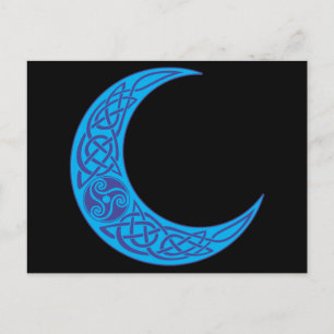 Celtic Blue Moon Briefkaart