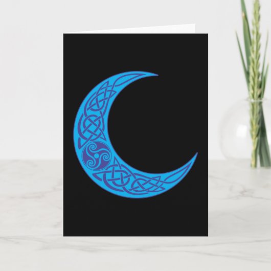 Celtic Blue Moon Kaart (Voorkant)