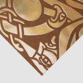 Celtic Brown Suade Tribal Art Tissuepapier (Detail)