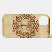 Celtic Circle Nordic Tree of Life iPad Case (Achterkant (horizontaal))