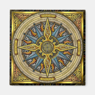 Celtic Compass Magnet Magneet