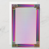 "Celtic Corners Eight" fijn gevoerd briefpapier (Voorkant / Achterkant)