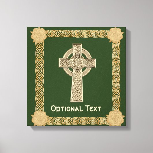 Celtic Cross aangepast Canvas Afdruk (Voorkant)