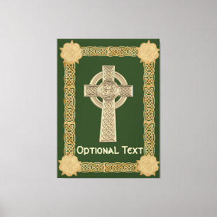 Celtic Cross aangepast Canvas Afdruk
